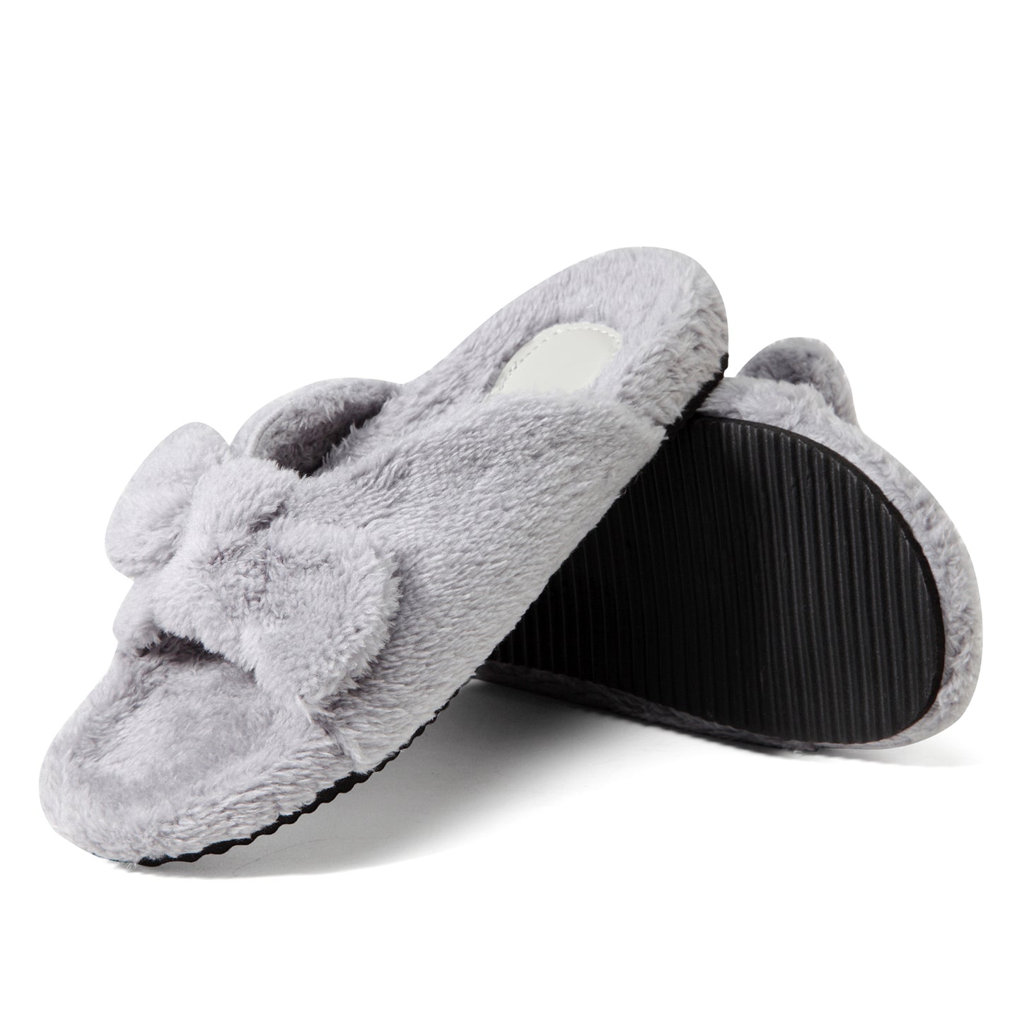 Open Toe Slipper With Anti-Skid - Soft Plush