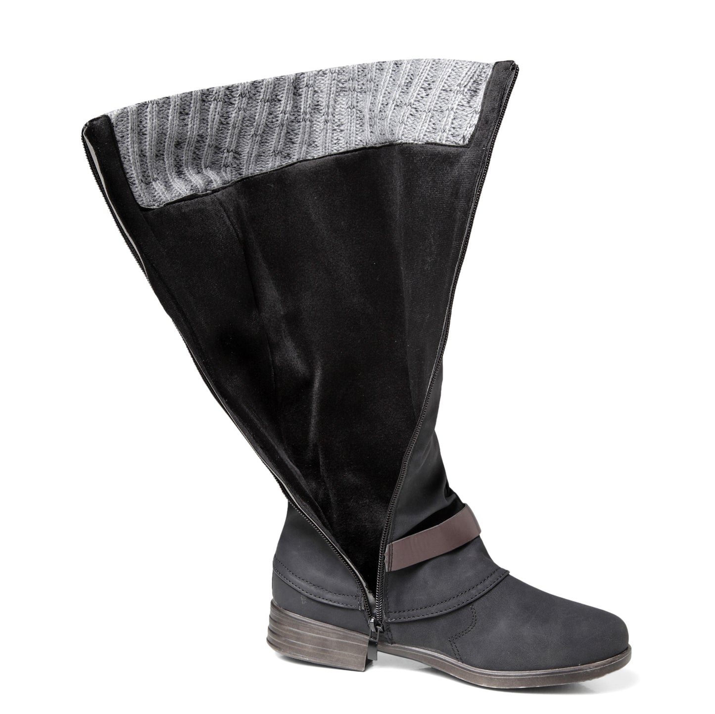 Women's Flat Low Heel Winter Knee Boots Shoes