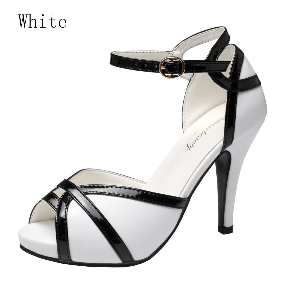 Open Toe Buckle High Heel Sandals