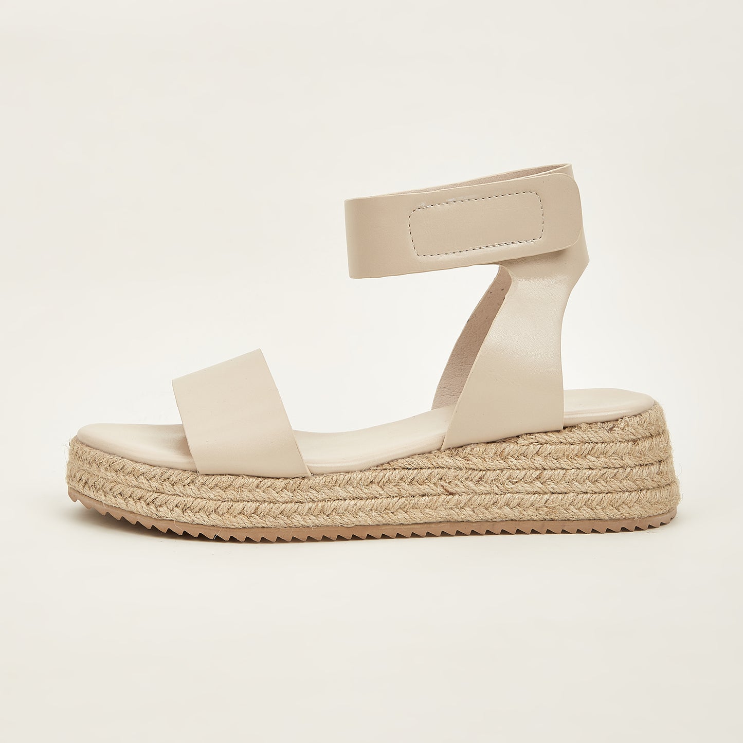 Women's Open Toe Espadrilles Platform Wedge Sandals Ankle Strap Low Heels Hemp Rope Beach Shoes