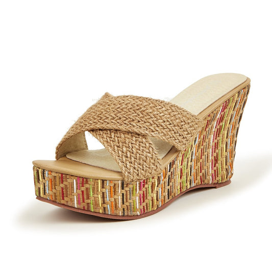 Wedge Sandals for Women Casual Summer Slide Platform Sandals