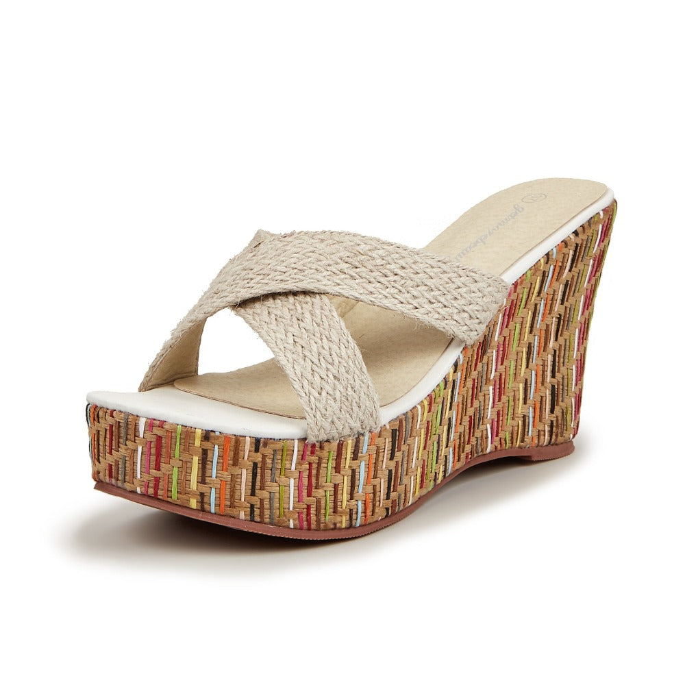 Wedge Sandals for Women Casual Summer Slide Platform Sandals