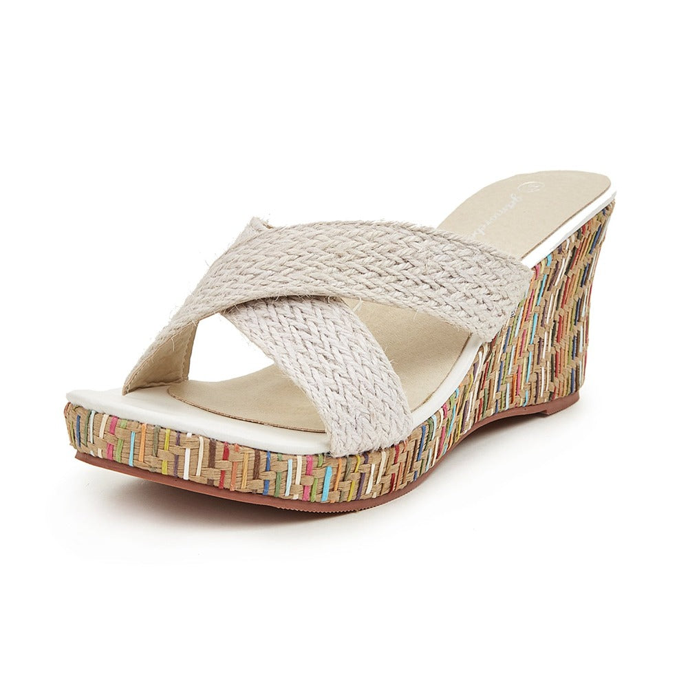 Wedge Sandals for Women Casual Summer Slide Platform Sandals